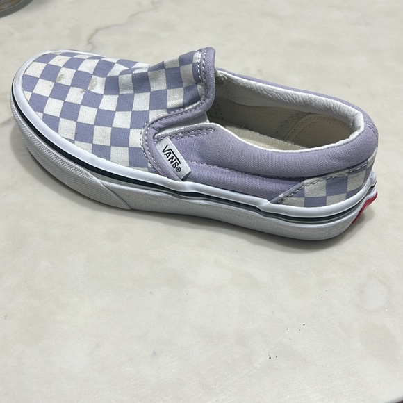 Gently used lavender Vans - Picture 2 of 4